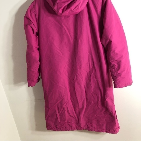 Lands End Magenta Purple Parka Jacket Coat Small Women’s Long Zipper Button - Picture 7 of 13